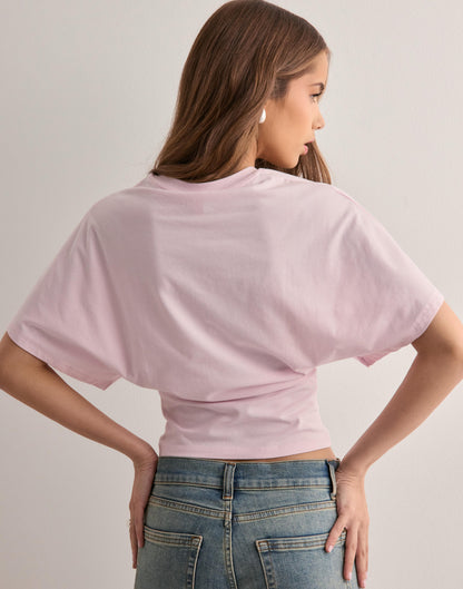 LENA - Oversized cropped shirt voor dames