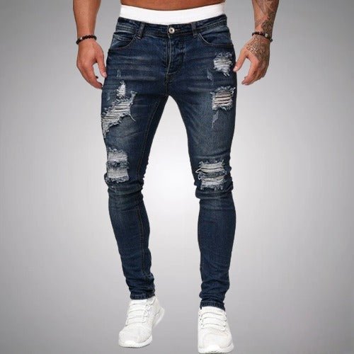 MASON - Heren jeans met verwrongen slim-fit pasvorm