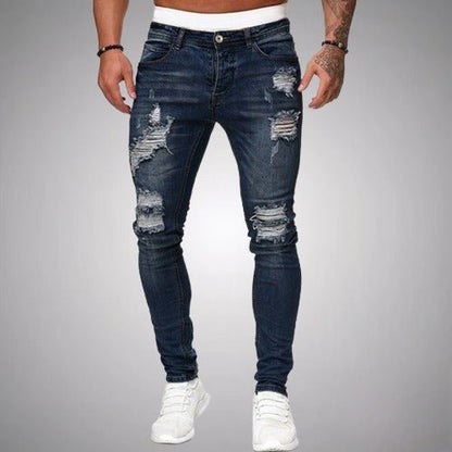MASON - Heren jeans met verwrongen slim-fit pasvorm