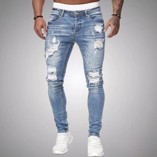 MARCUS - Heren jeans met unieke twisted slim-fit pasvorm