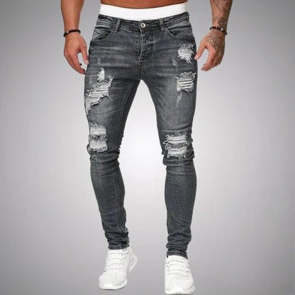 MASON - Heren jeans met verwrongen slim-fit pasvorm
