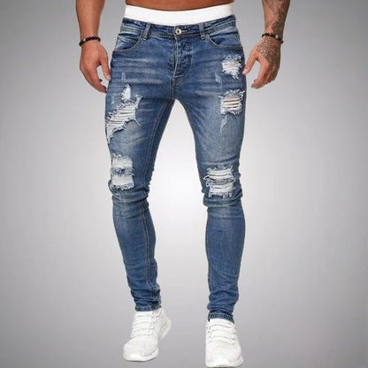 MASON - Heren jeans met verwrongen slim-fit pasvorm