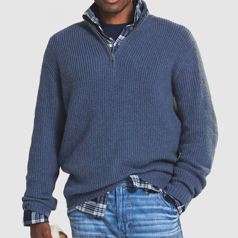 LEVI - Quarter-zip trui met relaxed fit voor een casual look