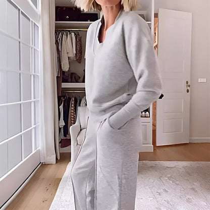 Luchtige dames co-ord set van twee delen voor zomercomfort – VeraLoom Set - Glamorix