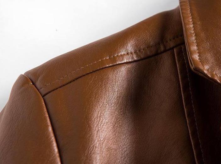 Leren heren blazer met moderne slim fit en tijdloze uitstraling – VALGRANO EdgeLine - Glamorix