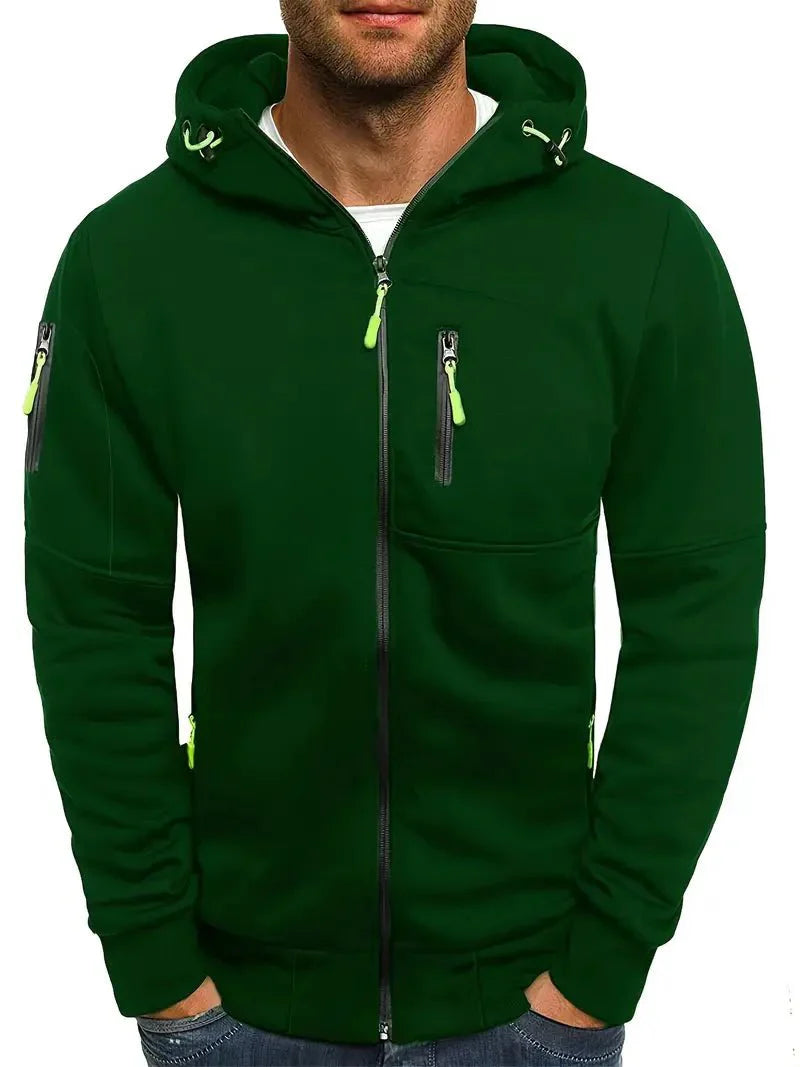 ARLO - Heren outdoor jas met praktische rits