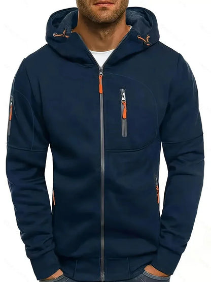ARLO - Heren outdoor jas met praktische rits