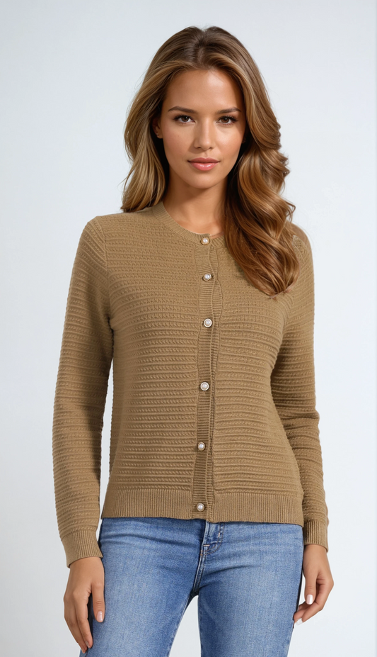 WENDY – Dames vest met knoopsluiting en elegante pasvorm - Glamorix