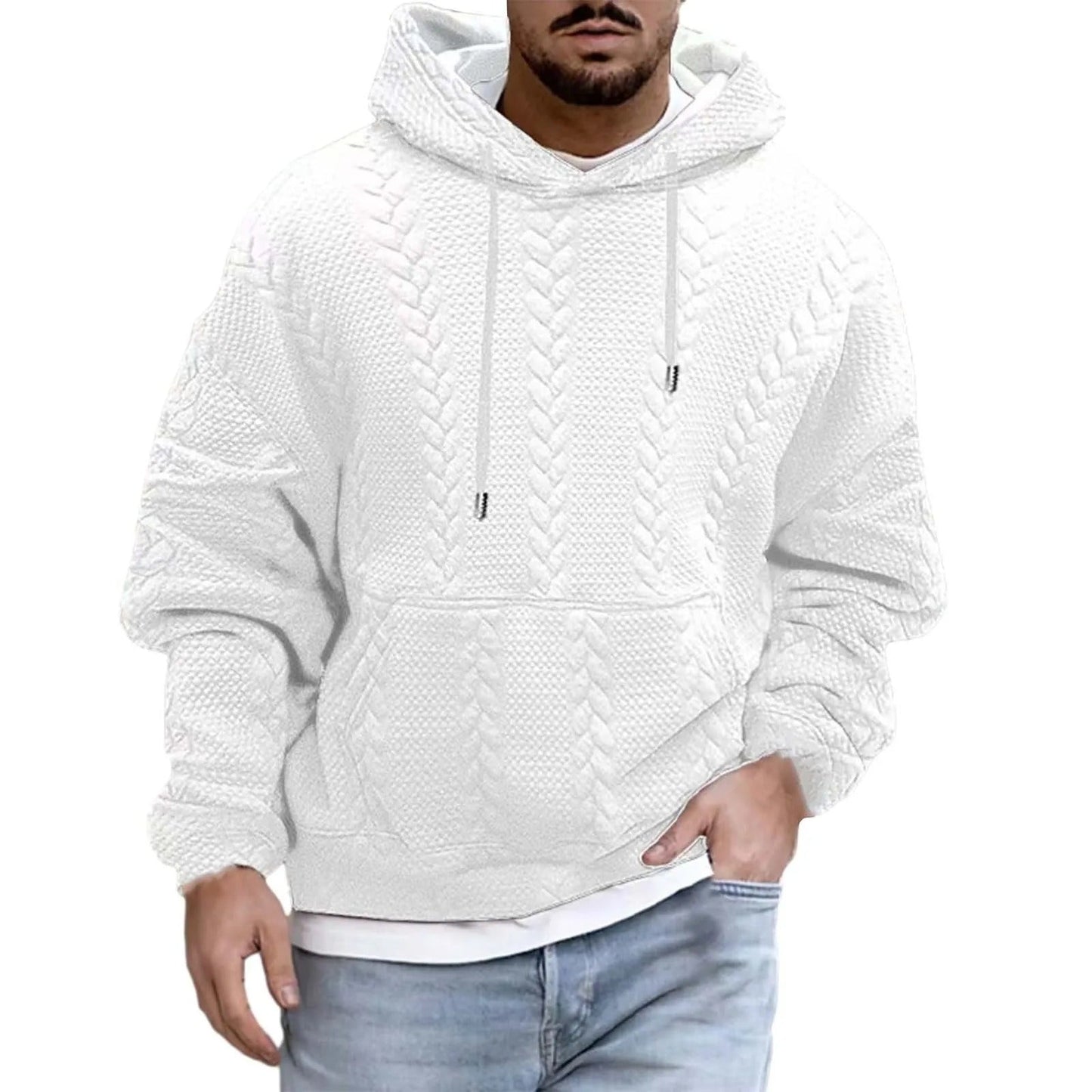 FINN - Comfortabele gebreide herenhoodie met moderne stijl