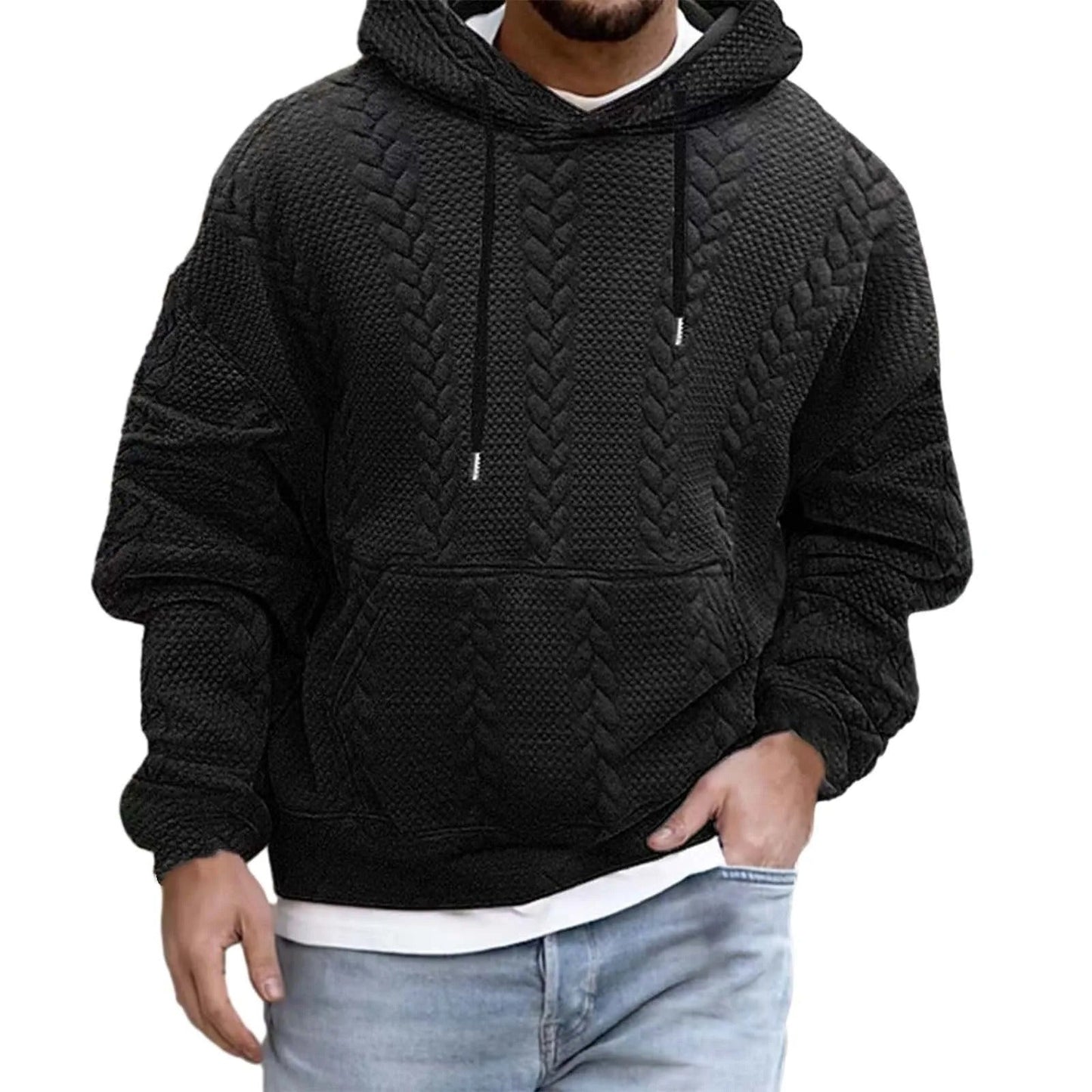 FINN - Comfortabele gebreide herenhoodie met moderne stijl