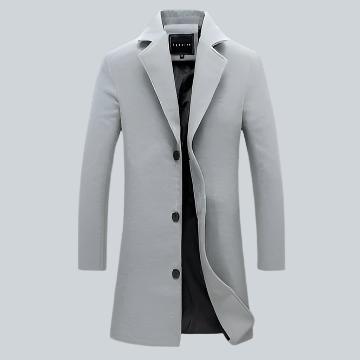 ETHAN - Getailleerde lange heren overjas met tijdloze elegantie