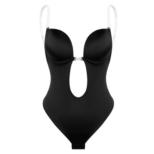 Diep uitgesneden shapewear body voor een strakke taille – SILHOUETTE V-SHAPE - Glamorix