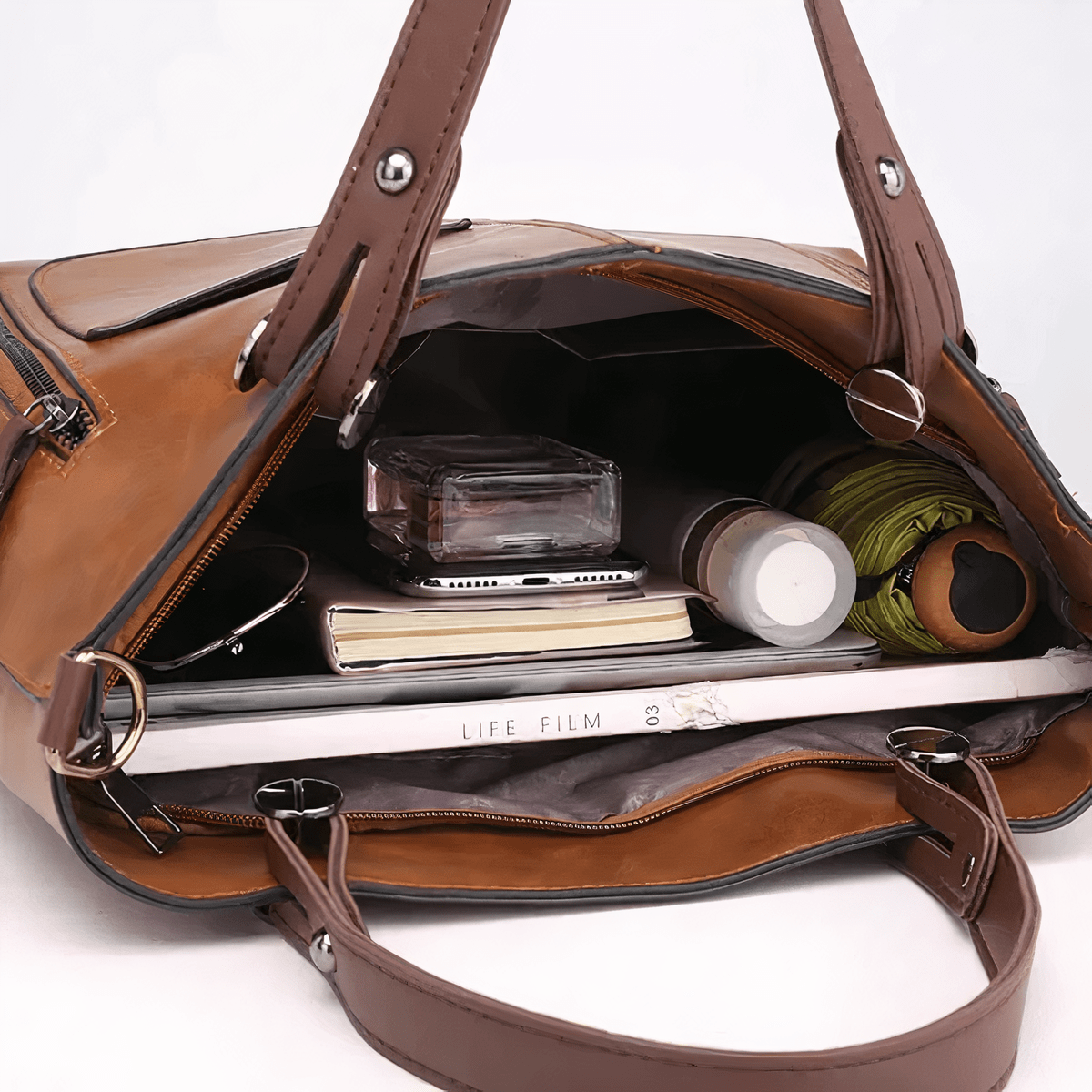 Elegante compacte schoudertas voor dames – Elvianne GracePort - Glamorix