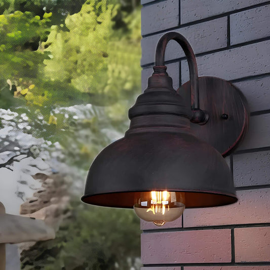 Vintage buitenwandlamp met roestbestendige afwerking – LUMINA HERITAGE - Glamorix