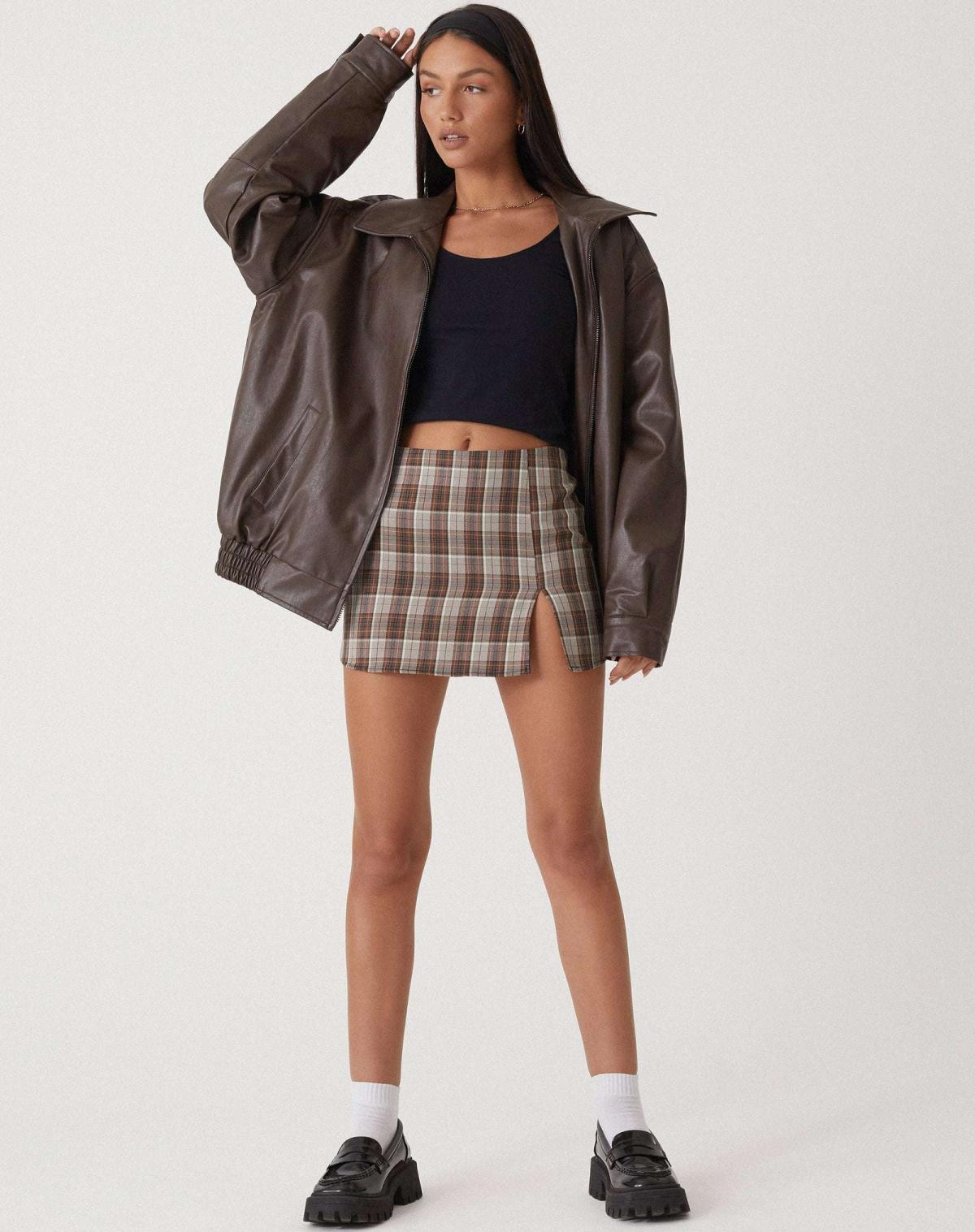 CELINE - Casual oversized leren jack voor vrouwen