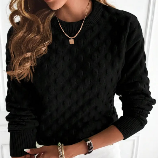 Zachte gebreide damestrui met casual pasvorm – ELIORA CozyKnit - Glamorix