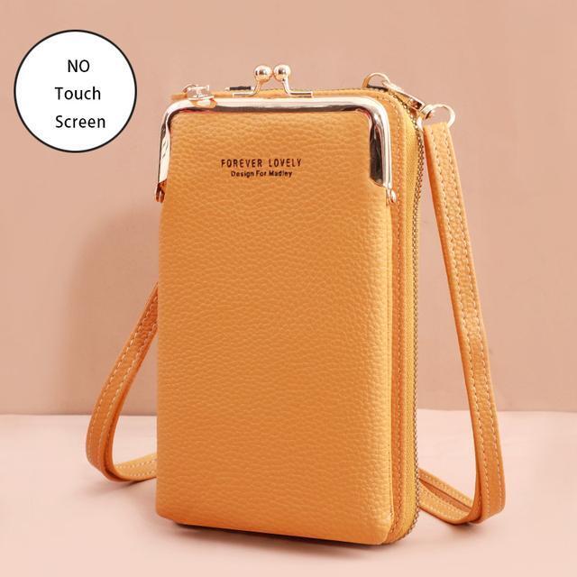 ARIA - Compacte crossbody telefoontas met multi-card houder